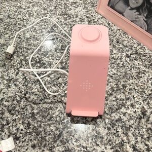 Soft Pink Phone Charger Stand